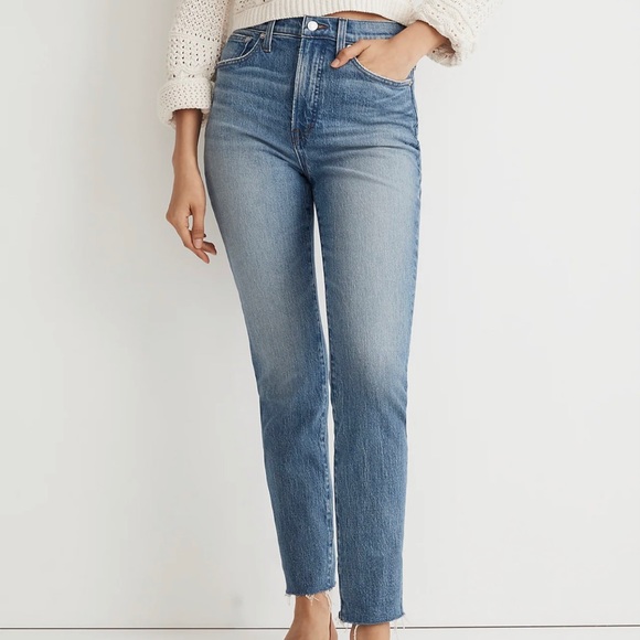 Madewell Perfect Vintage raw hem jean - Picture 1 of 4